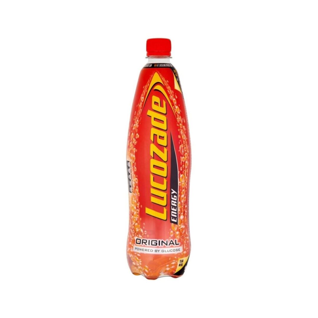 Lucozade как выглядела первая банка.