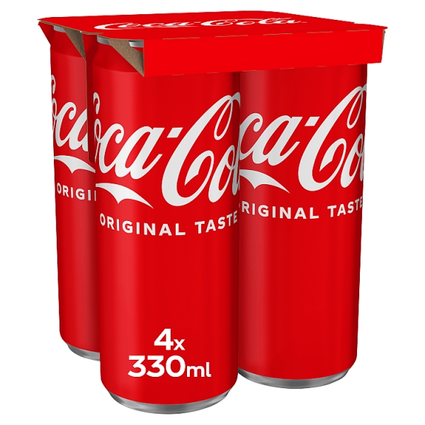 Buy Coke Cans 330ml 4pk PK6 Wholesale From Kadona Wholesale Ltd.
