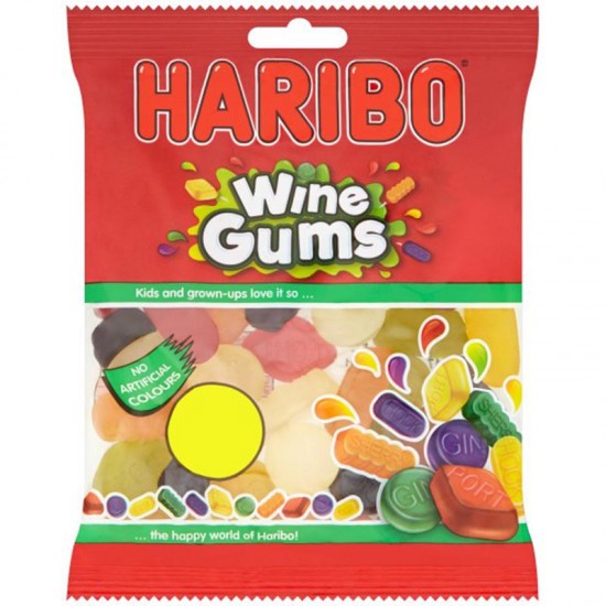 Buy Haribo Wine Gums Bag 140g FL €1.25 PK30 Wholesale From Kadona ...