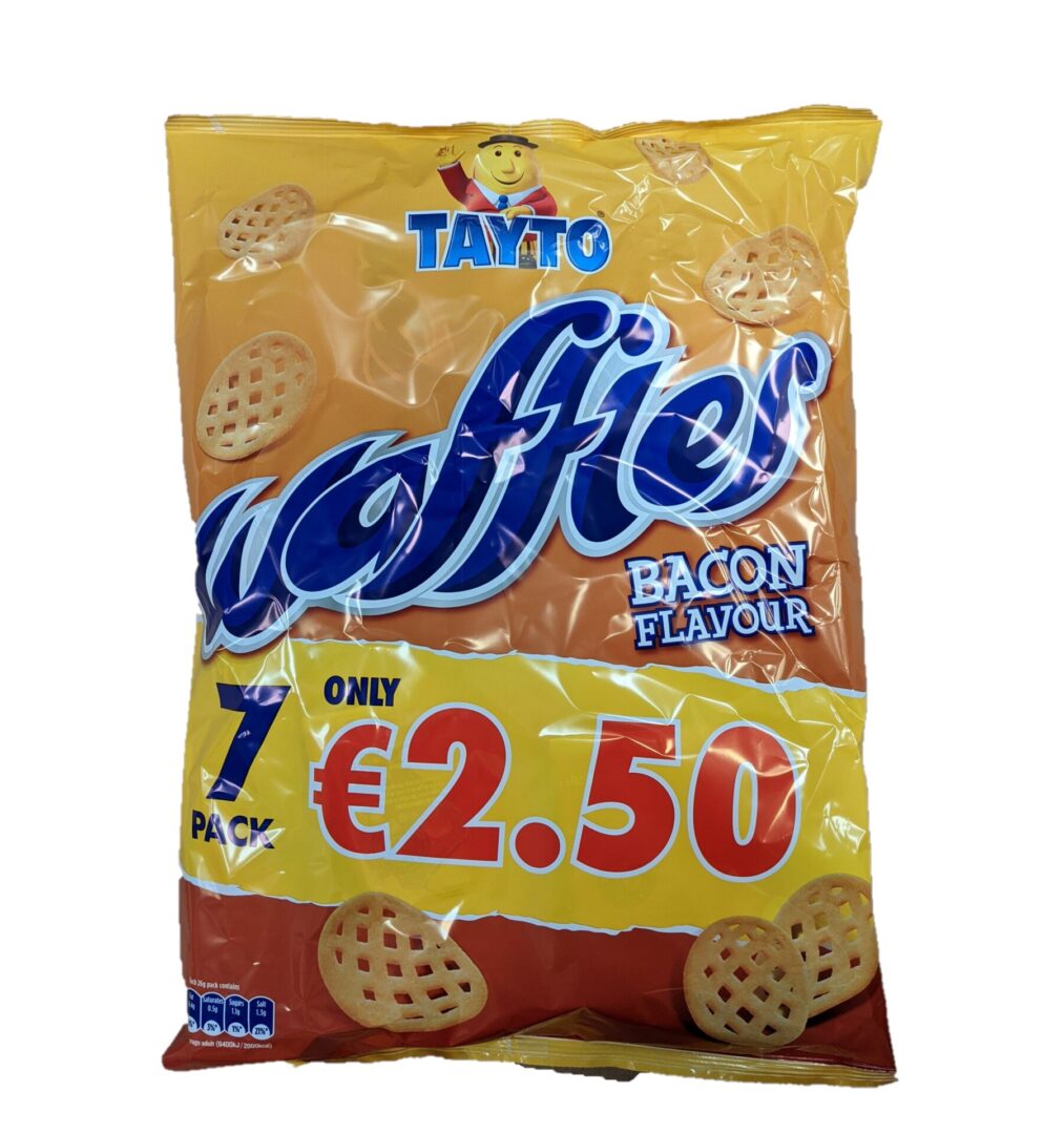 Buy Tayto Waffles 7pk FL €2.50 PK12 Wholesale From Kadona Wholesale Ltd.
