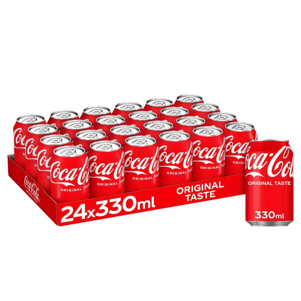 Buy Danish Coke Cans 330ml PK24 Wholesale From Kadona Wholesale Ltd.